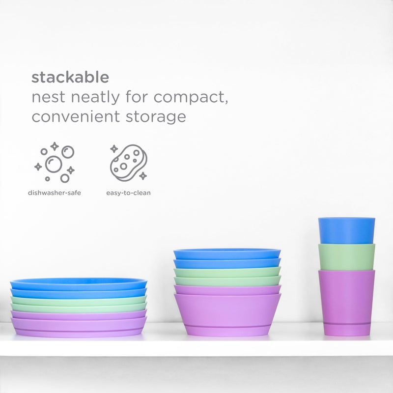 Ubbi Bowls with Interchangeable Suction Base for Babies and Toddlers, 2 Pack, Sugar Snap Green - Image 5